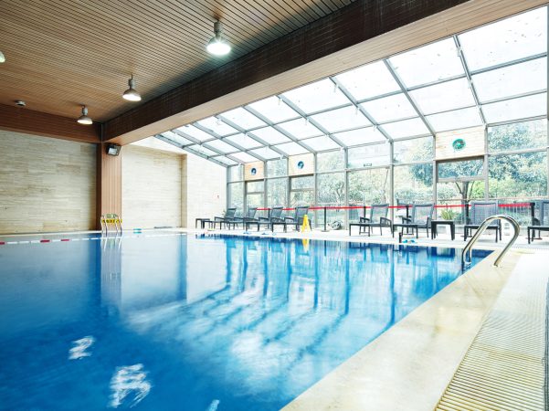 design of swimming pool in modern gym